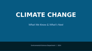 ClimateChange Presentation