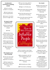 How to Win Friends and Influence People: Key Tips