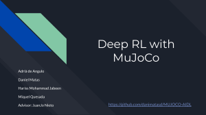 Deep RL with MuJoCo: Robotics Training Project Report