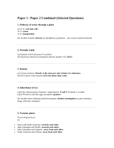 Combined Science Exam Questions & Answers