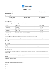 Mathongo DPP 1 - Areas Practice Paper