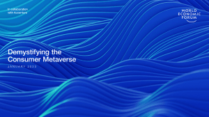 Demystifying the Consumer Metaverse: WEF Report
