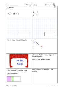Primary 5-a-day Platinum Math Worksheet