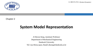 Chapter 2: System Model Representation in System Dynamics