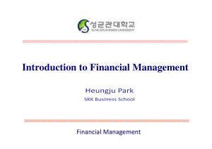 Introduction to Financial Management Course Syllabus