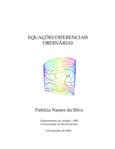Equa&ccedil;&otilde;es Diferenciais Ordin&aacute;rias - Notas de Aula