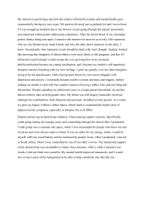 Personal Journey with Trauma and Mental Health Support