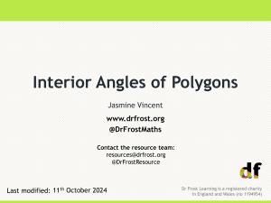 Interior Angles of Polygons