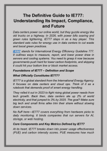 IE777 Guide: Impact, Compliance, Future