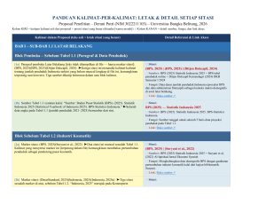 Panduan Sitasi untuk Proposal Penelitian