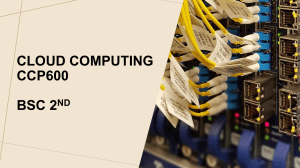 Cloud Computing Architecture & Platforms Coursebook