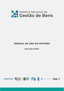 Manual de Uso do Sistema Nacional de Gest&atilde;o de Bens (SNGB)