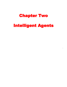 Chapter 2: Intelligent Agents in AI