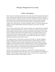 Nokia's Disruption: Strategic Management Case Study