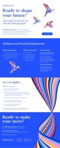 McKinsey.org Forward: Free Skill Building Program