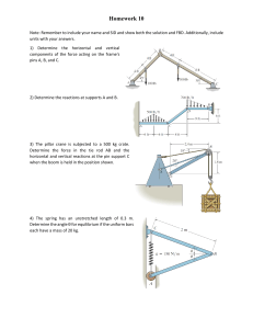 Homework 10: Statics Problems and Solutions
