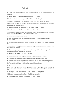 Audit Code Multiple Choice Questions