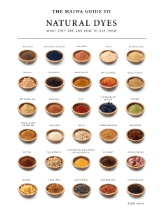 The Maiwa Guide to Natural Dyes: What They Are and How to Use Them