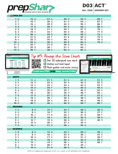 D03 ACT Dec 2020 Answer Key | PrepSharp