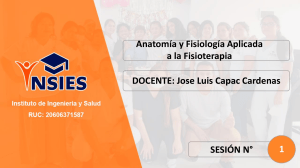 Anatom&iacute;a y Fisiolog&iacute;a Aplicada a la Fisioterapia - Sesi&oacute;n 1