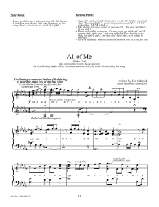 All of Me Piano Sheet Music by Jon Schmidt