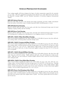 Surface Preparation Standards: SSPC & NACE Guidelines