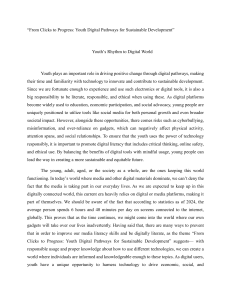 Youth Digital Pathways for Sustainable Development