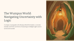 The Wumpus World: Navigating Uncertainty with Logic