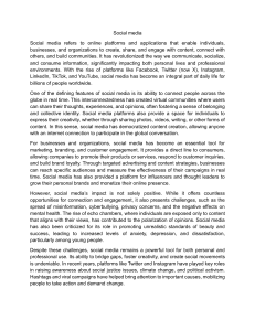 Social Media: Definition, Benefits, and Challenges