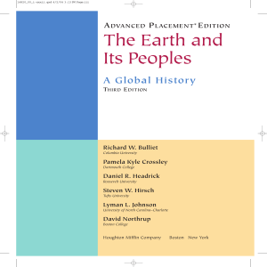 Advanced Placement Global History Textbook
