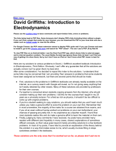 Griffiths Electrodynamics Solutions
