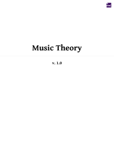 Music Theory v1.0 Textbook