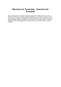 Mooring Line Tensioning: Overview & Principles
