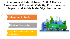 CNG in Nigeria: Economic, Environmental, Safety Assessment