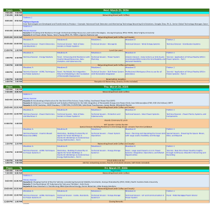 2026 Power Systems Conference Agenda