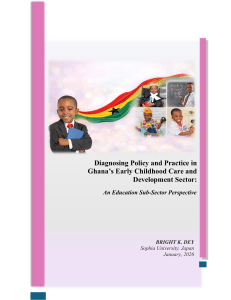 Ghana's Early Childhood Education Policy Analysis