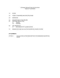 Cathodic Protection Calculation for Pipeline Systems
