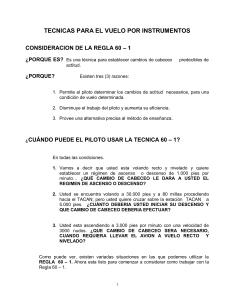 T&eacute;cnicas de Vuelo por Instrumentos: Regla 60-1