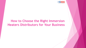 How to Choose the Right Immersion Heaters Distributors