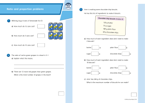 Ratio and Proportion Problems Worksheet