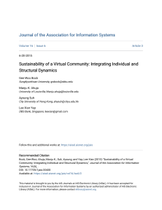 Sustainability of Virtual Communities: Integrating Individual and Structural Dynamics