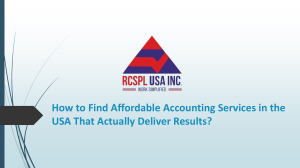 How to Find Affordable Accounting Services in the USA That Actually Deliver Results?
