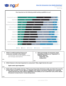 How Consumers Use Mobile Banking Data Analysis