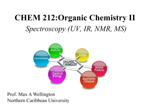 CHEM 212: Organic Chemistry II Spectroscopy Notes