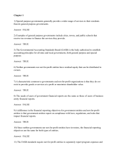 Governmental & Not-for-Profit Accounting Study Guide
