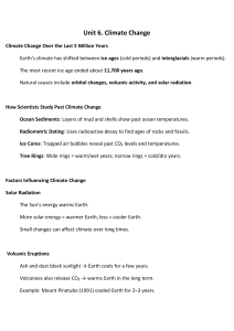 Unit 6: Climate Change - Educational Material