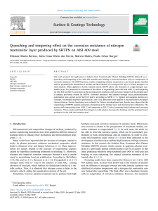 Quenching and Tempering Effects on Corrosion Resistance of Nitrogen Martensitic Layers on AISI 409 Steel