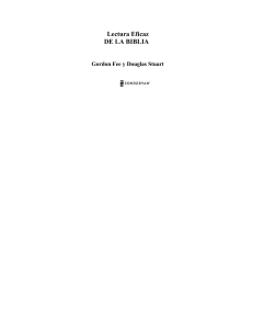 Lectura Eficaz de la Biblia: Interpretaci&oacute;n B&iacute;blica