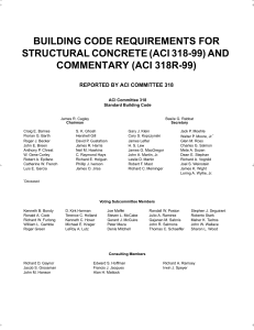1. ACI -318-99