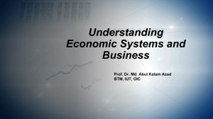 Understanding Economic Systems and Business Textbook